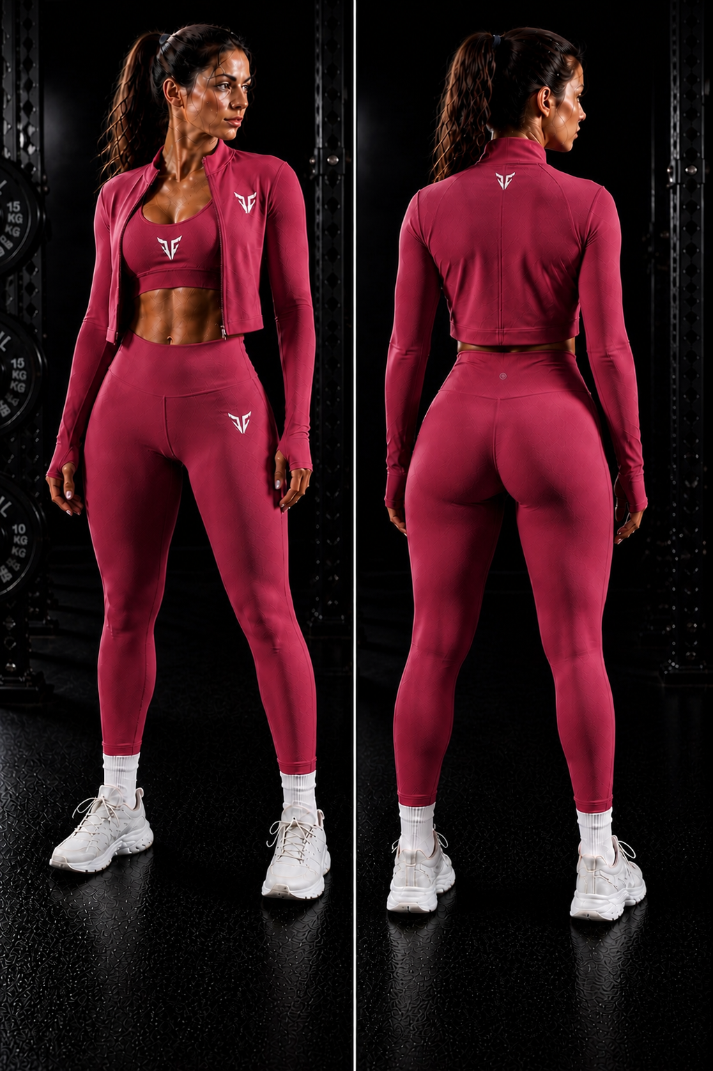 IRONVEIL Ensemble Femme 3 Pièces – Doux, Respirant & Taille Haute