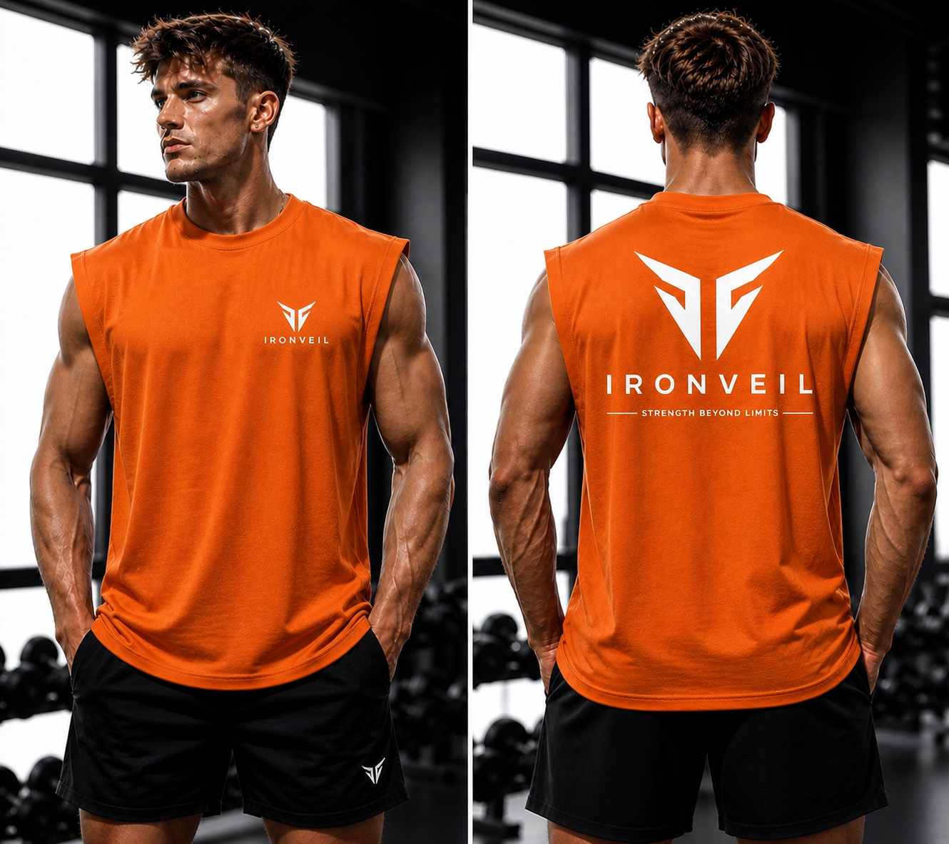 IRONVEIL Débardeur Sport Homme – Séchage Rapide & Ultra Respirant