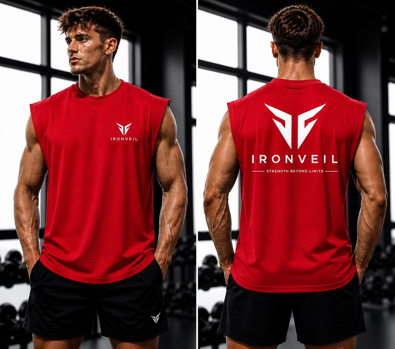 IRONVEIL Débardeur Sport Homme – Séchage Rapide & Ultra Respirant