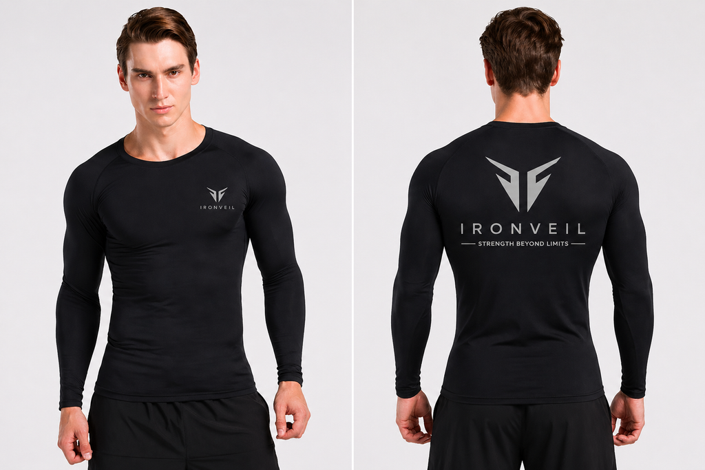 IRONVEIL Compression Manches Longues – Performance & Confort Ultime