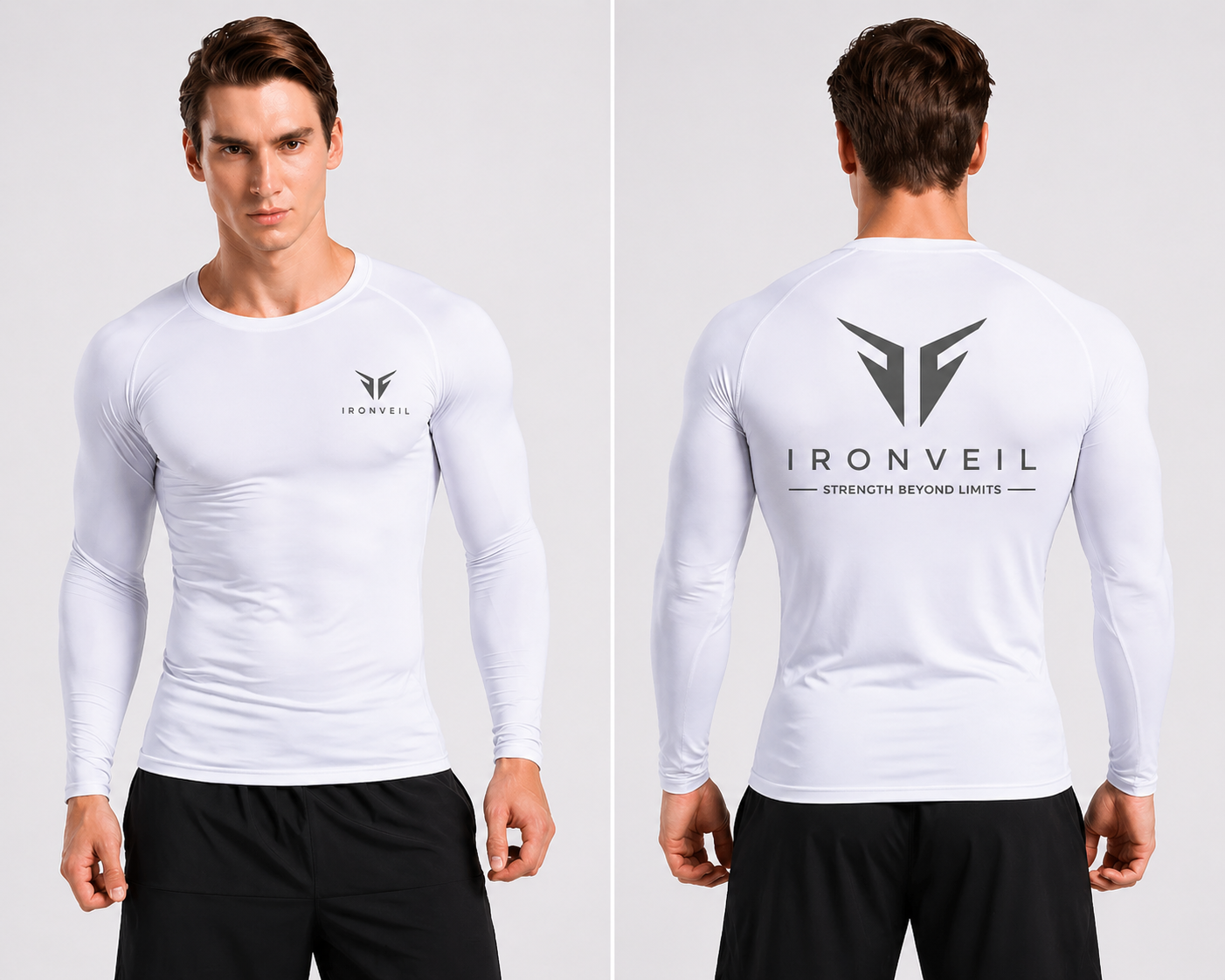 IRONVEIL Compression Manches Longues – Performance & Confort Ultime