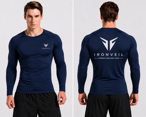 IRONVEIL Compression Manches Longues – Performance & Confort Ultime