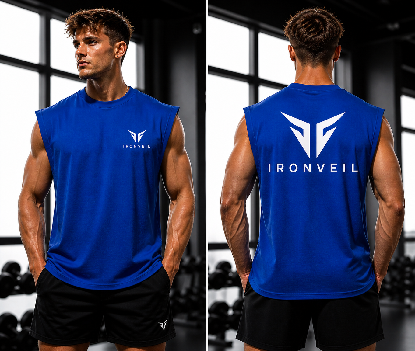IRONVEIL Débardeur Sport Homme – Séchage Rapide & Ultra Respirant