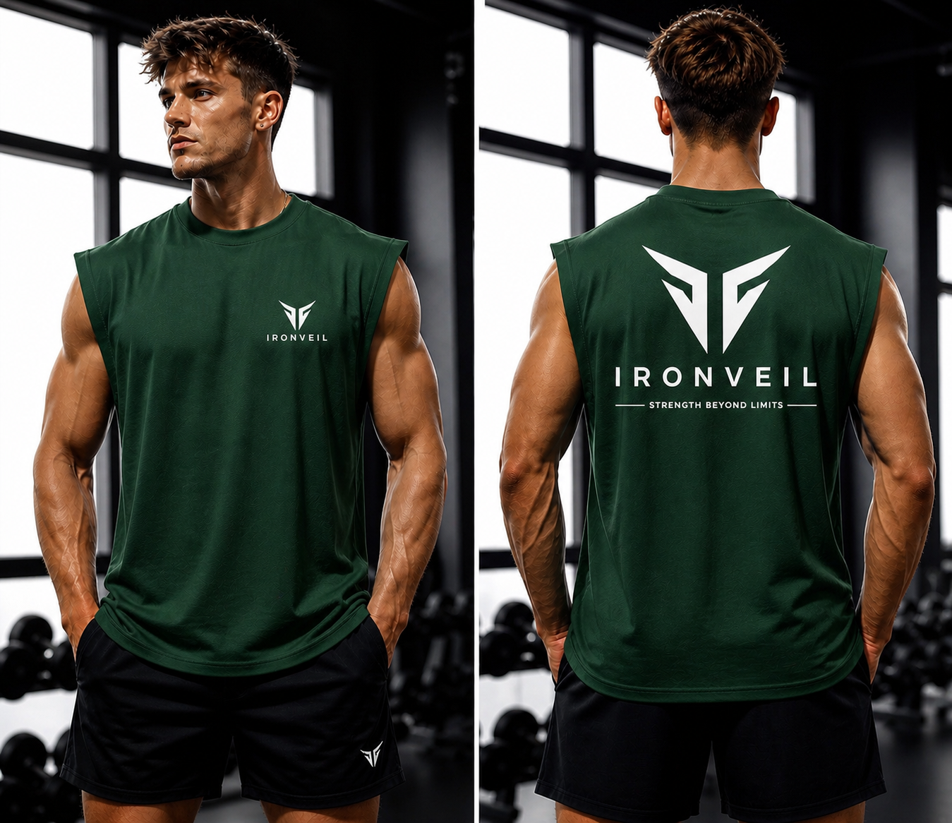IRONVEIL Débardeur Sport Homme – Séchage Rapide & Ultra Respirant